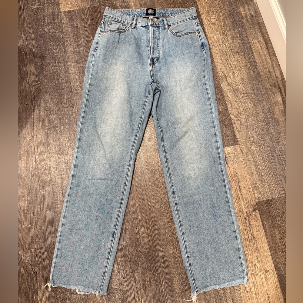 BDG Urban Outfitters High Waisted Slim Straight Denim Jeans